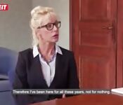 Two young students fucking her hot mature teacher Marina Beaulieu