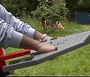 Karen Lancaume prend une DP sauvage